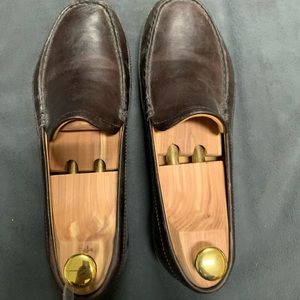 Leather Trask slide-on shoes size 8.5